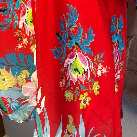 Johnny Was Passion flower Eloise Georgette top - Picture 5 of 8